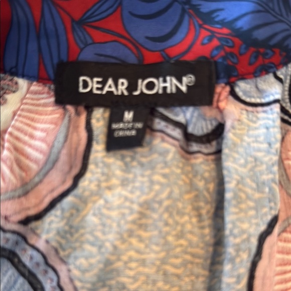 Dear John Red and Blue Peplum Tank Top - Picture 5 of 5